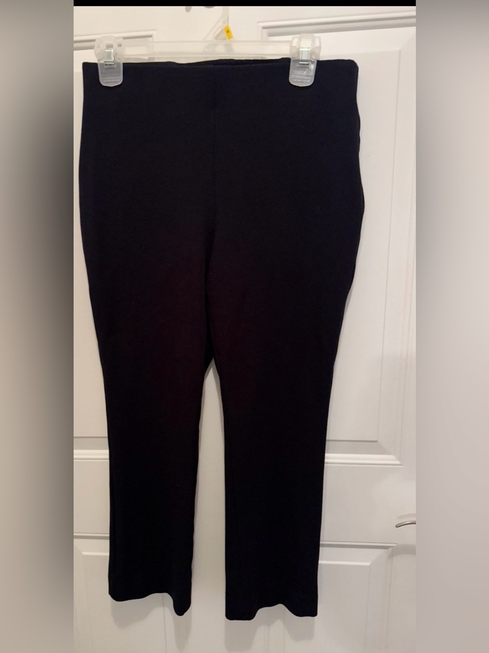 Talbots Black Straight-Leg Ponte Pants-Small